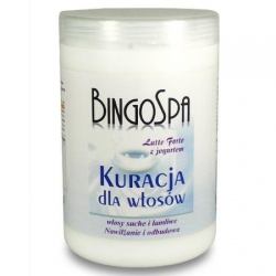 BINGO SPA - Latte Forte - kuracja do włosów z jogurtem i proteinami mlecznymi 1000 ml   